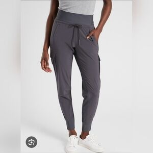 Athleta Gray Sutton Cargo Joggers
